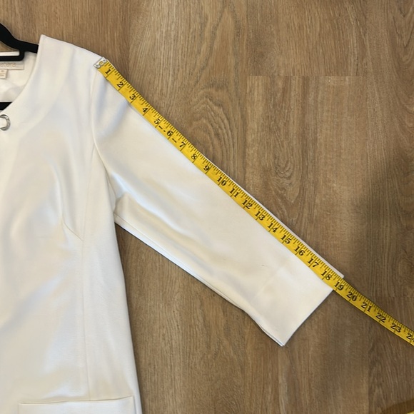 Etcetera Moolit dress dress light cream color size 8 - Picture 9 of 15